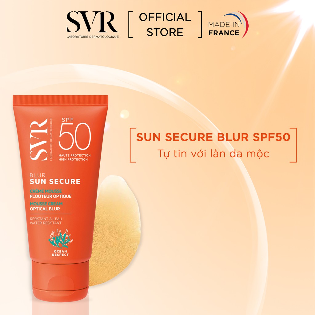 Kem chống nắng có màu che khuyết điểm SVR SUN SECURE Blur SPF50 50ml