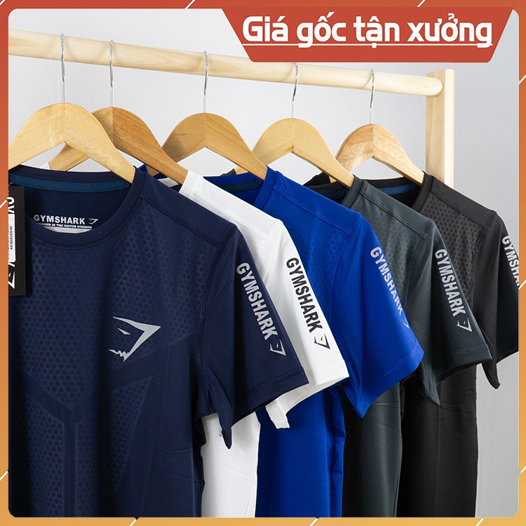 Áo thun nam áo thu thể thao cao cấp ngắn tay áo tập gym thun lạnh - ATT-SHK-01