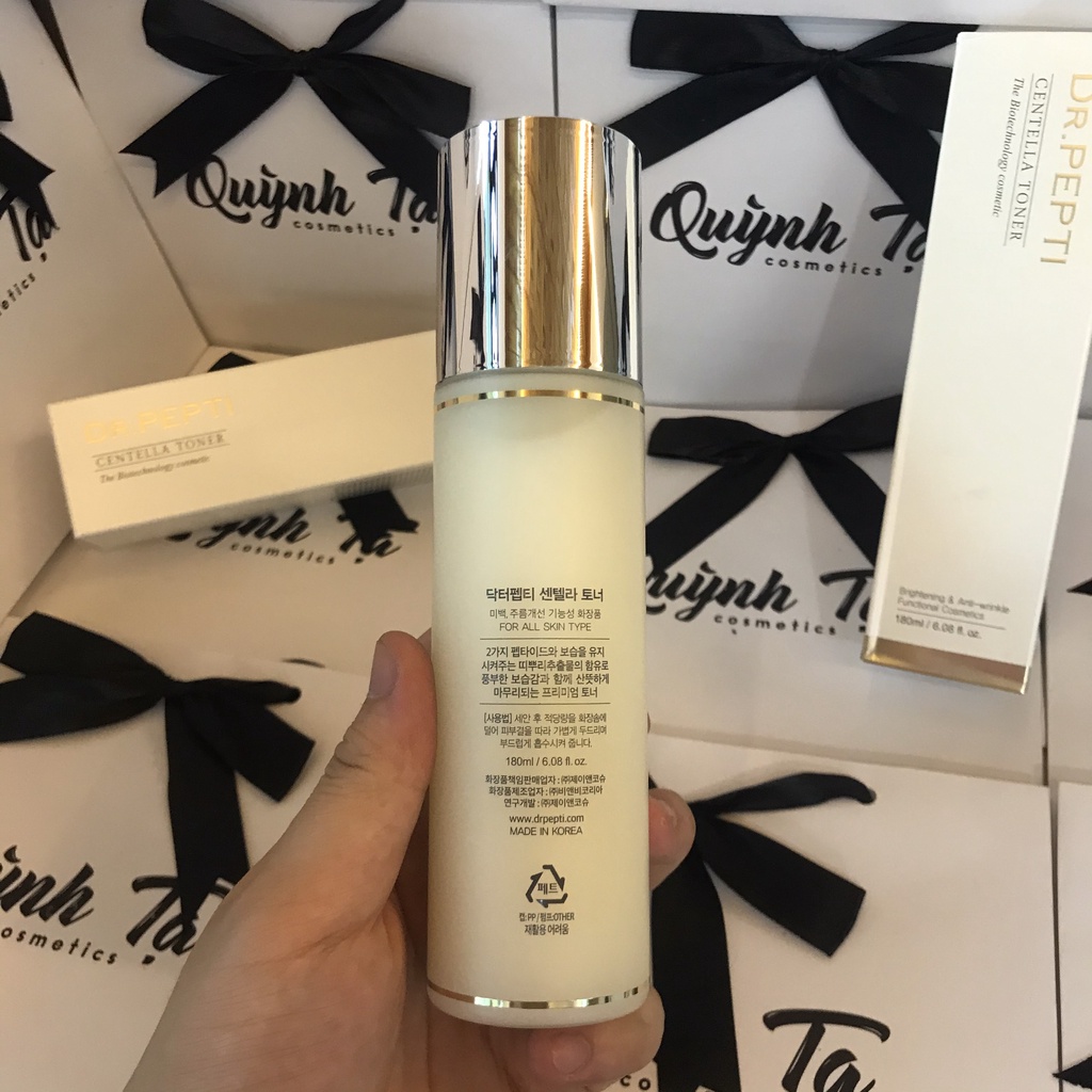 Nước Hoa Hồng Dr.Pepti 💥Freeship💥 Toner Căng Bóng, Se Khít Lỗ Chân Lông, Phục Hồi Tế Bào Da 180ml SP23 | BigBuy360 - bigbuy360.vn