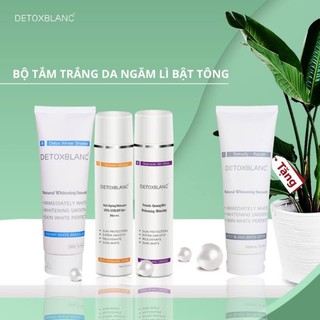 Bộ tắm trắng da ngăm lì bật tone detoxblanc shop.beauty279