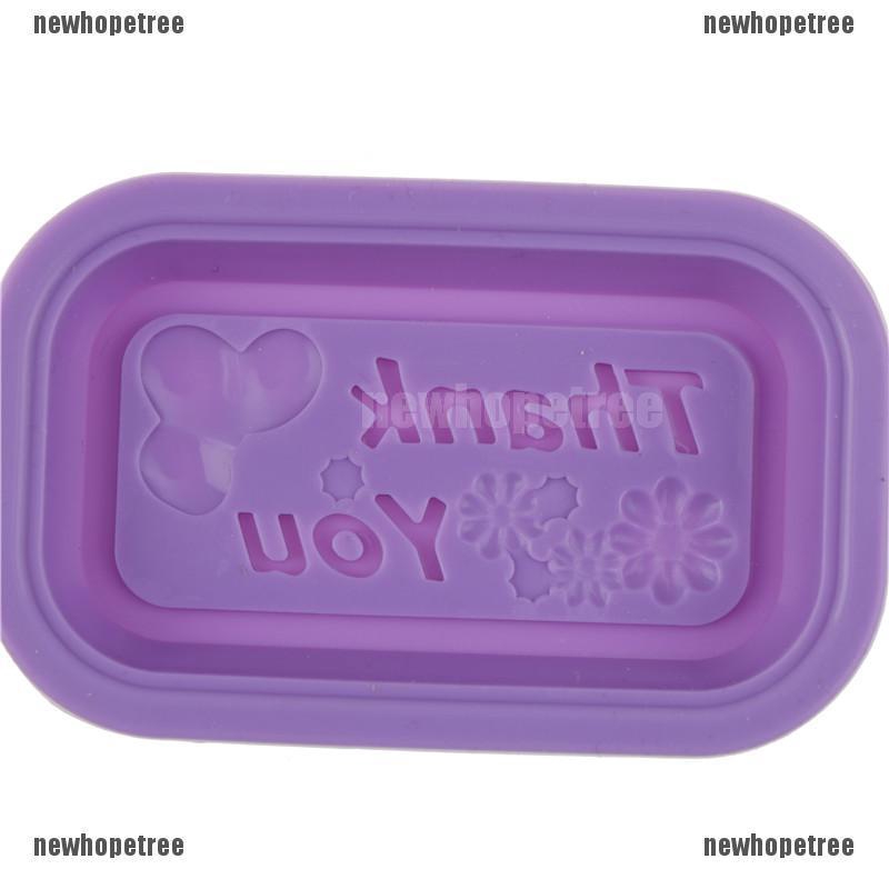 Khuôn silicone chữ nhật làm bánh xà phòng tạo hình thiên nga sáng tạo