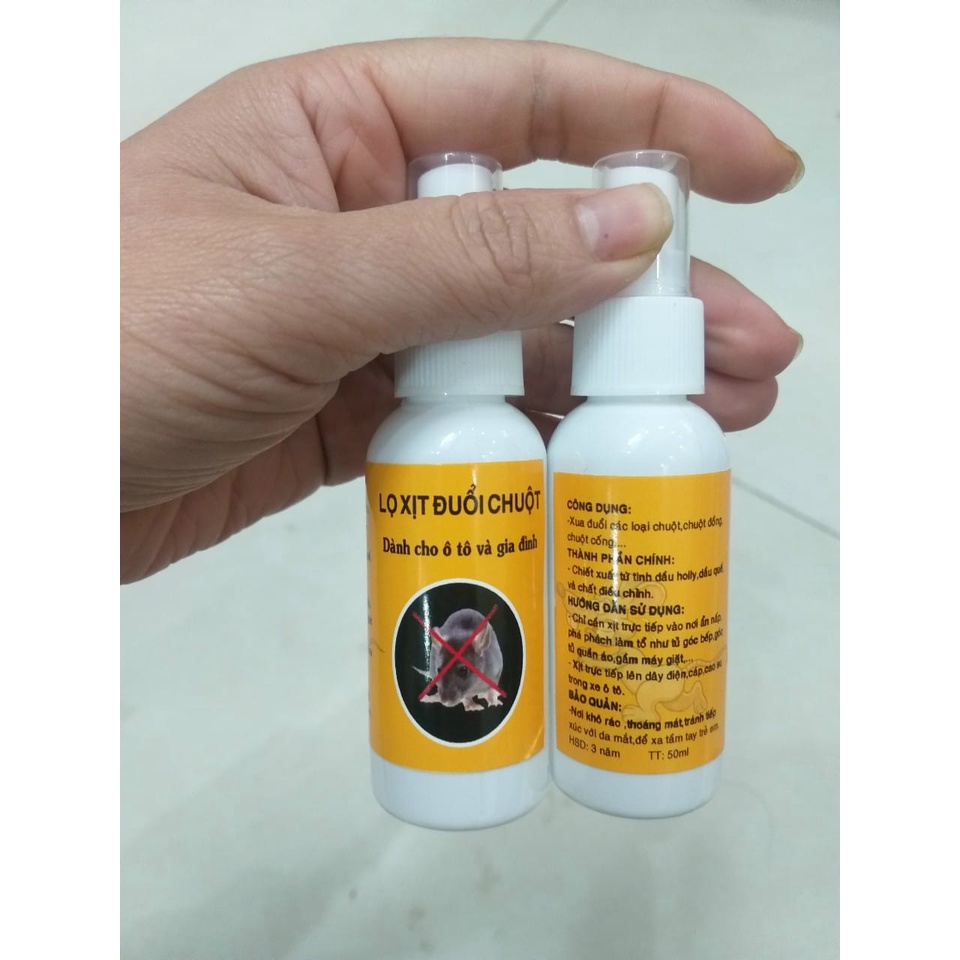 LỌ XỊT ĐUỔI CHUỘT TIỆN DỤNG DÙNG CHO Ô TÔ VÀ GIA ĐÌNH