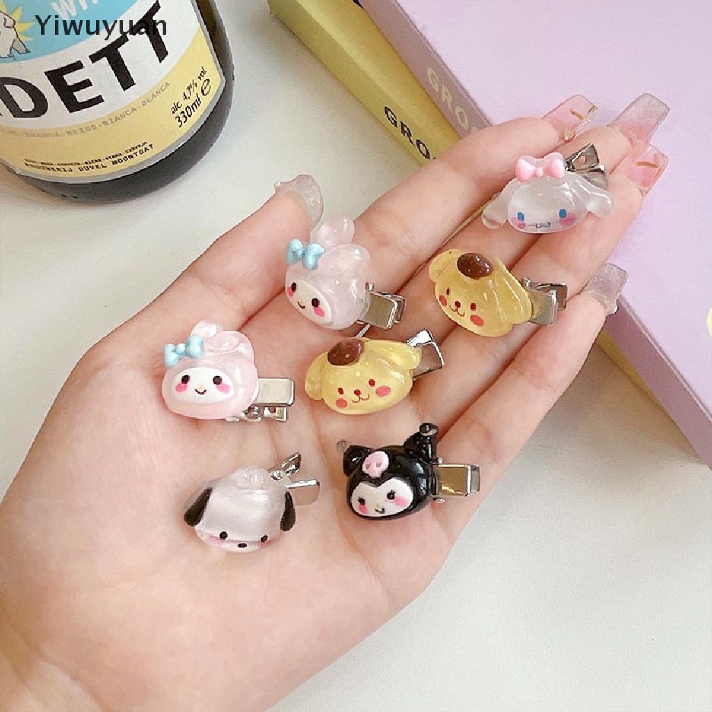 &lt; Yiwuyuan &gt; 1 / 5 Kẹp Tóc Mini Hình Chú Chó Sanrio Ngọt Ngào Dễ Thương Cho Nữ