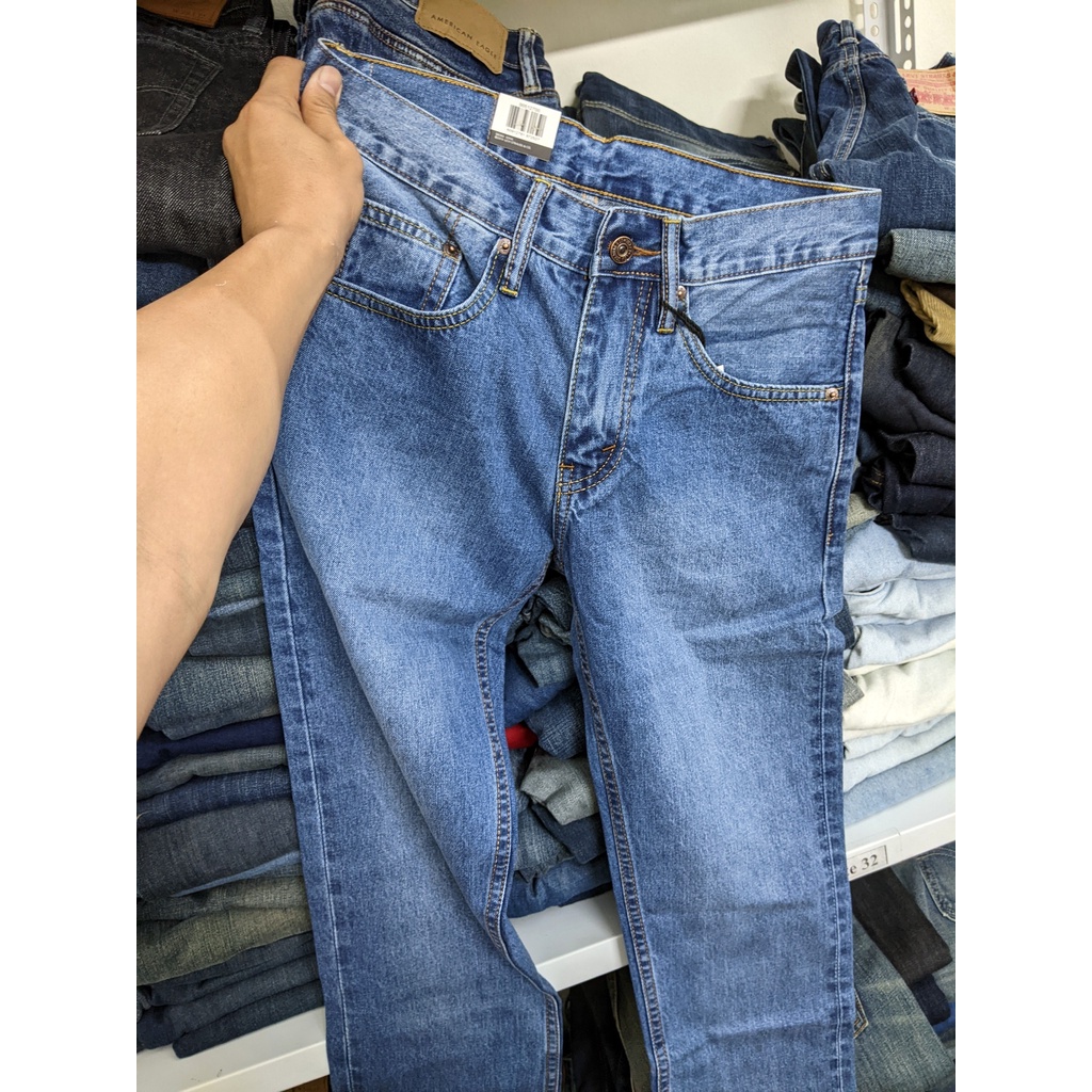 quần jeans levis 505, ống đứng, chất không giãn, lên form cực đẹp, bền màu
