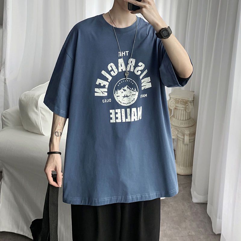áo thun nam form rộng, áo nam unisex chất cotton tay lỡ siêu đẹp (đu size 28kg-90kg)