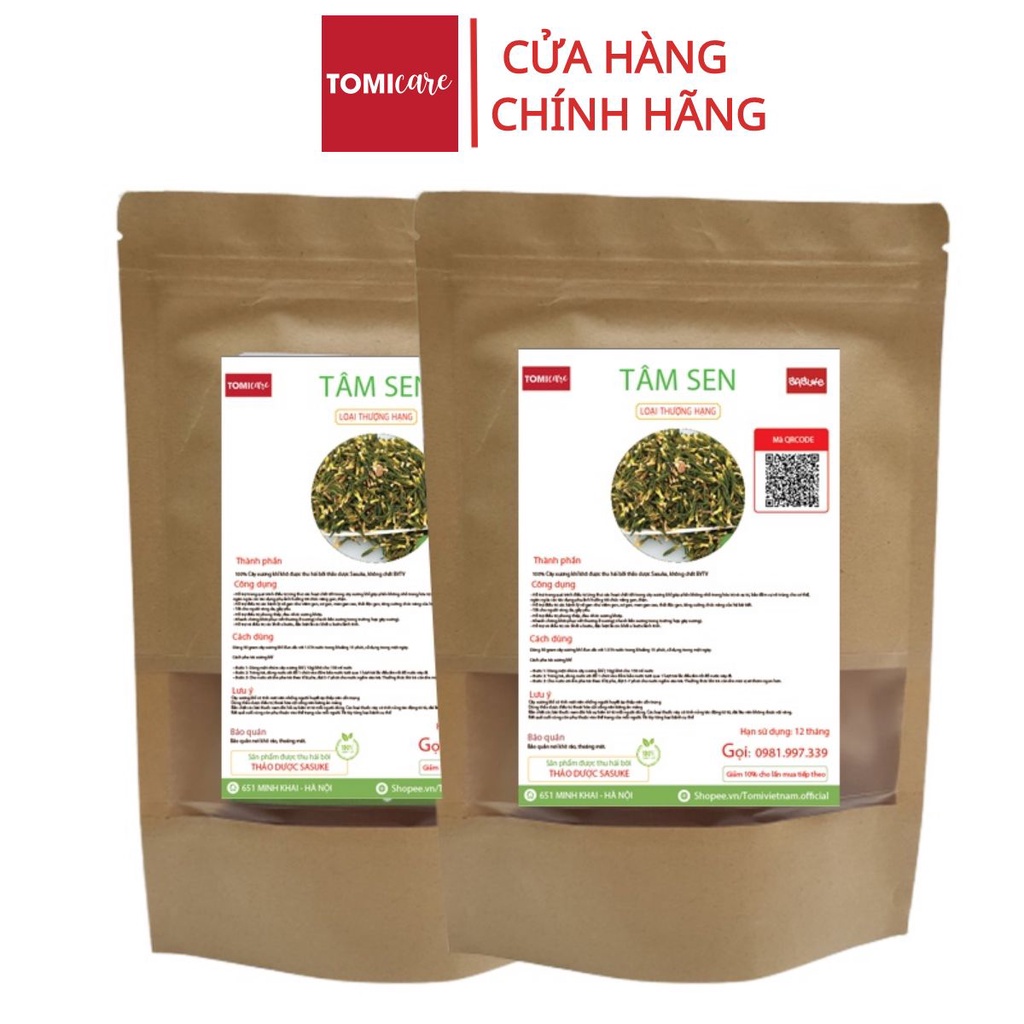 Tâm sen sấy khô  Sasuke loại thượng hạng 1kg giúp ngủ tốt
