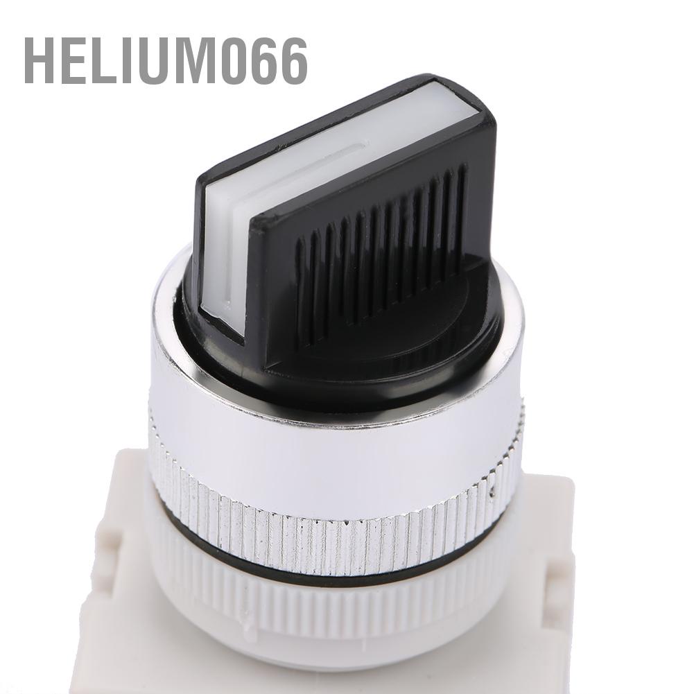 Công tắc nút nhấn tự khóa 220/380V bộ chọn hai chiều LAY37-11X/21 (tay cầm ngắn)