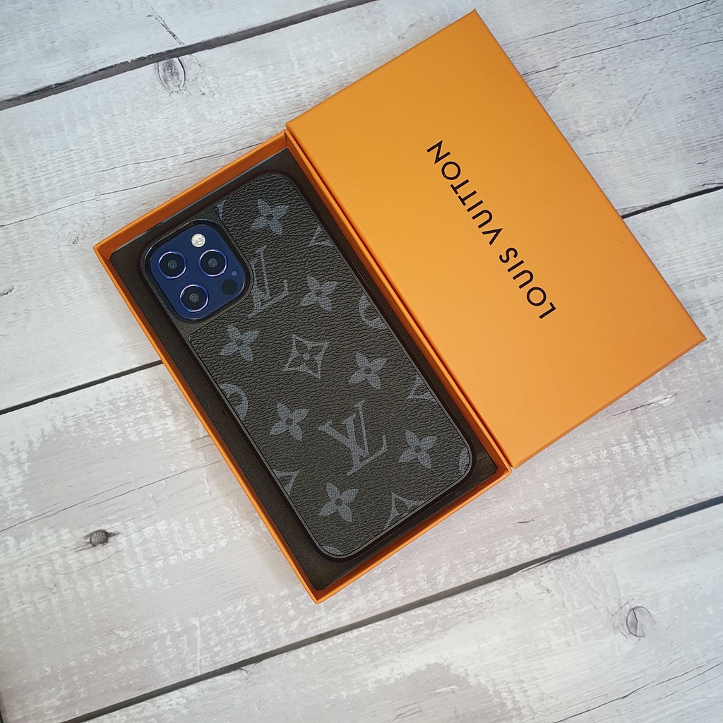 Ốp da L V 12 mini,12,12pro,12promax,11pro,11,11promax,X,XSMax,XR,7Plus,8Plus,7,8 có lót nỉ⁷