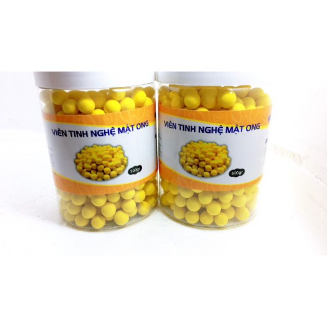 500gr viên tinh nghệ mật ong hoa rừng nguyên chất có giấy chứng nhận ATTP | BigBuy360 - bigbuy360.vn