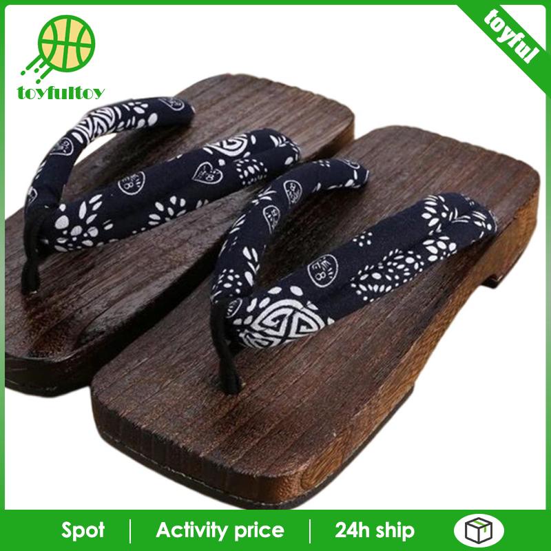 Guốc Gỗ Thoải Mái Phong Cách Nhật Bản Cho Nam Và Nữ # 40