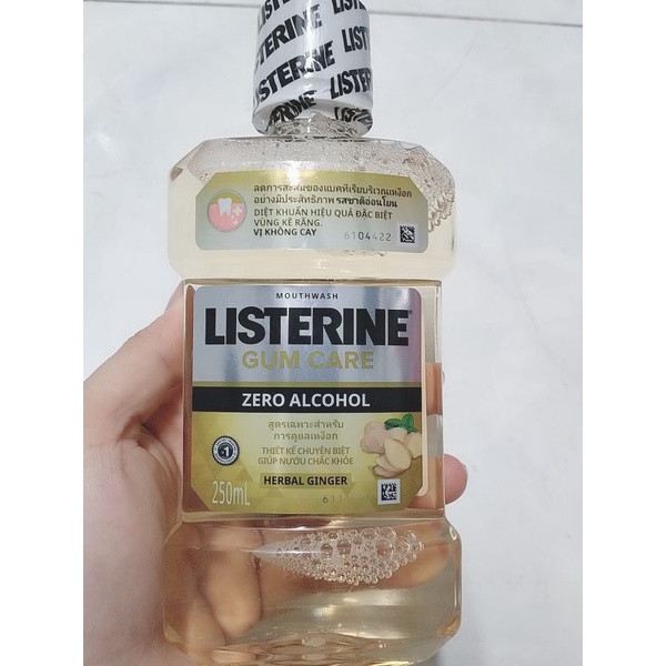 Nước súc miệng listerine 250ml giúp nướu chắc khỏe Gum Care