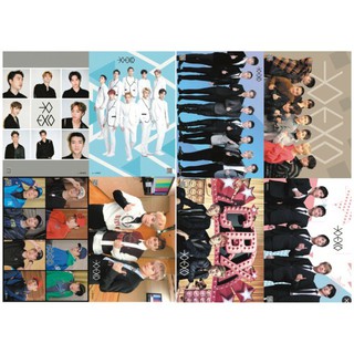 Poster khổ A3 của EXO (8 tấm)
