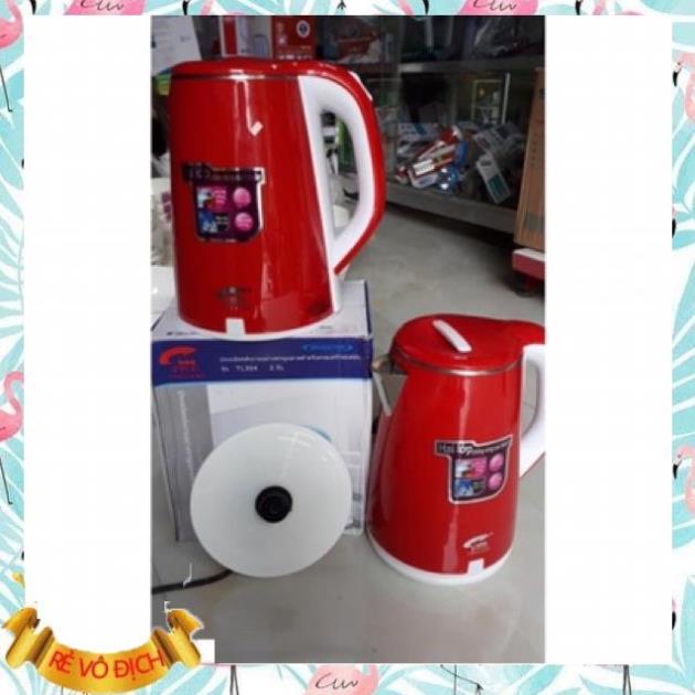 Ấm siêu tốc inox 2 lớp 2,5 lít thái lan