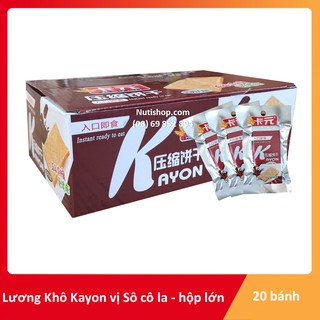 Lương khô Kayon vị Chocolate nguyên hộp 900g - 20 bánh