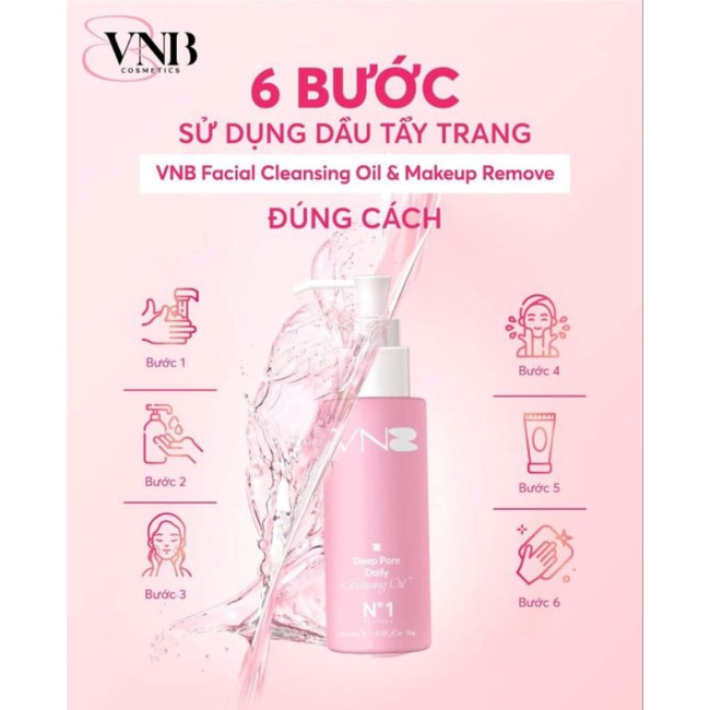 Dầu tẩy trang Vnb( mẫu mới 2022)