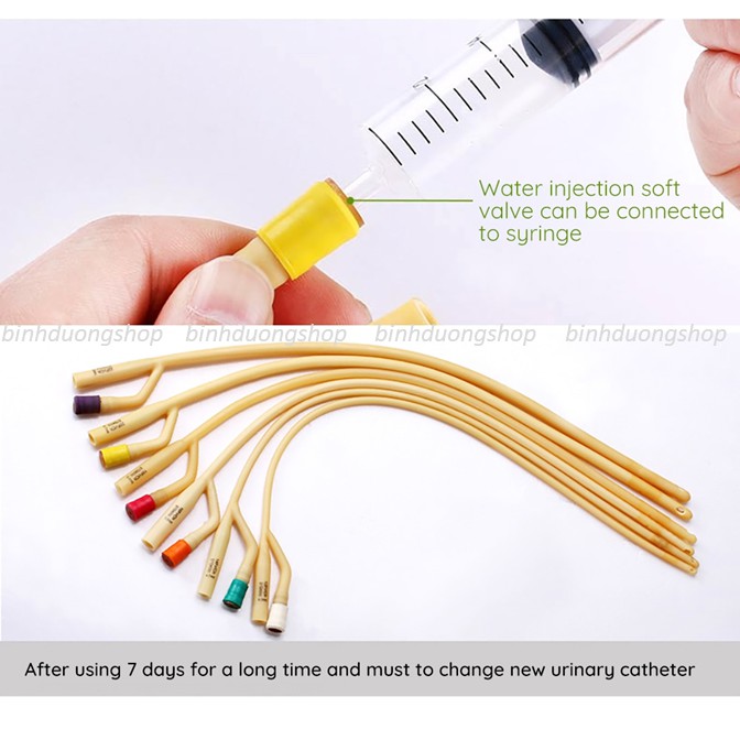 DÂY ỐNG FOLEY THÔNG TIỂU XÔNG TIỂU DẪN LƯU NƯỚC TIỂU 2 NHÁNH CÁC SIZE 8FR 10fr 12fr 14fr 16fr 18fr 20fr 22fr 24fr