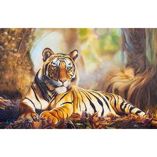 tranh hổ đẹp đính đá.