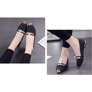 Giày búp bê mũi nhọn N004