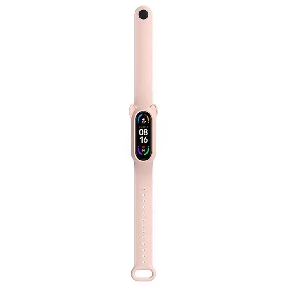 Dây Đeo Thay Thế Bằng Silicon Mềm Chống Nước Thời Trang Cho Mi Band 6 5 4 3 Xiaomi 3 / 4