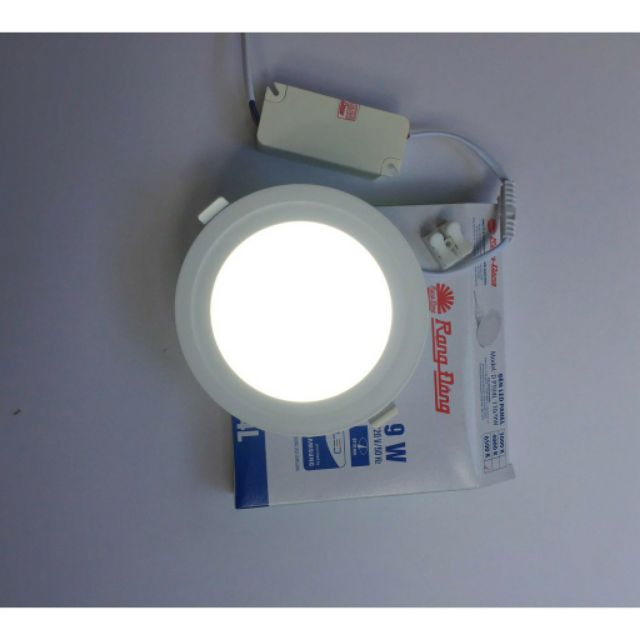 Đèn LED âm trần panel siêu mỏng Rạng Đông 6W, 9W, 12W - Samsung chipLED, 2 năm Bảo hành PT04 PT05