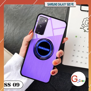Ốp lưng Samsung Galaxy S20 FE - lưng kính in logo hãng điện thoại