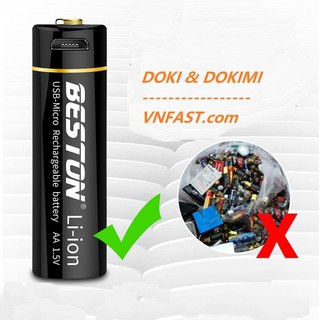 Pin sạc AA 1.5V 3500mWh Li-ion