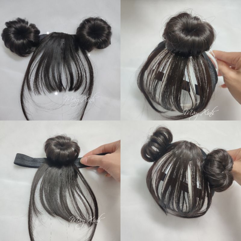 Băng Đô Turban Tóc Giả Cho Bé Gái Giá Rẻ