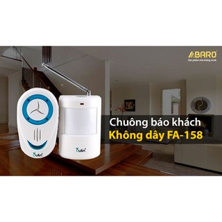 Chuông báo khách, chống trộm không dây Oulia FA-158