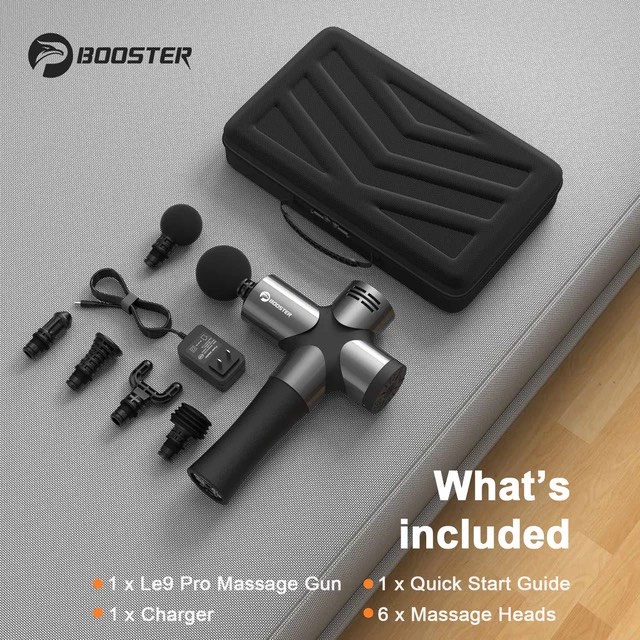 Booster PRO 3 - Massage gun máy massage chuyên nghiệp Mỹ công suất Max 126W - Dòng cao cấp - BẢO HÀNH CHÍNH HÃNG