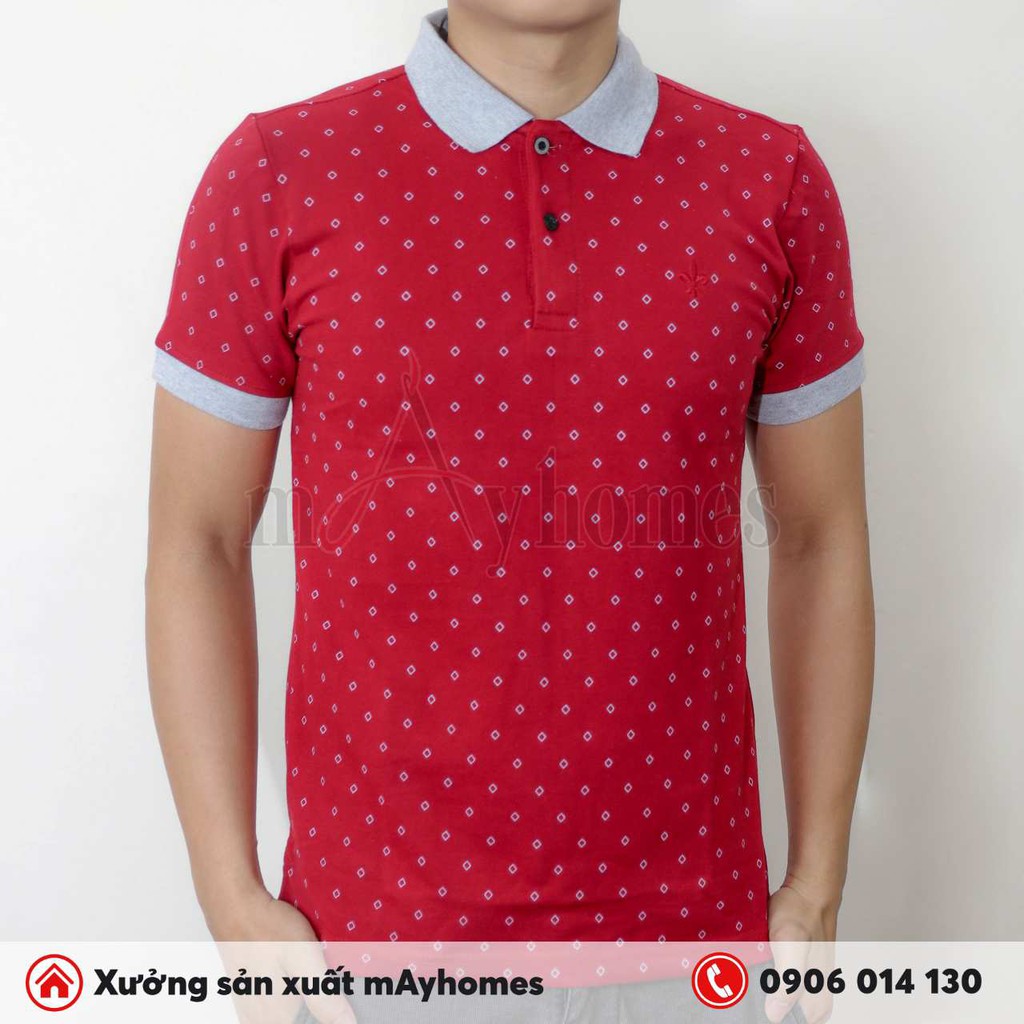Áo thun polo cá sấu cao cấp giá rẻ, vải thấm hút mồ hôi tốt, cổ bẻ ngắn tay mã AT107 | BigBuy360 - bigbuy360.vn
