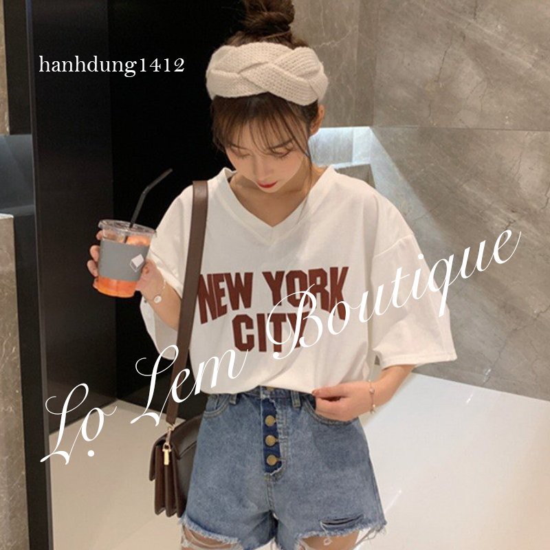 Áo Phông 🎉 FREESHIP 🎉 Áo Thun Tay Lỡ Nữ Unisex Oversize Chất Cotton Mềm Thoải Mái