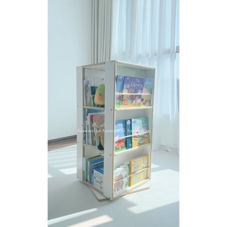 Giá sách xoay 360 độ nhiều ngăn Montessori ES022