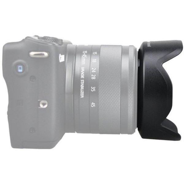 Loa Che Nắng Ew-53 Canon Eos M M3 M5 M6 M10 M50 M100 Kit 15-45 Is Stm 15-45mm Ew53