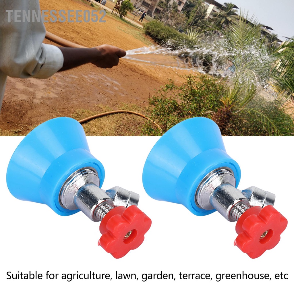 Bộ 2 Vòi Phun Sương G3 / 8 Bằng Hợp Kim Có Thể Điều Chỉnh Áp Suất Nước