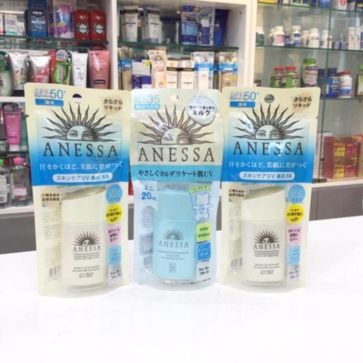 (Mẫu 2021) Kem Trang Điểm Chống Nắng Anessa Perfect BB Nhật bản SPF50+ Tông Sáng (25ml). _SHOPNHATLULU