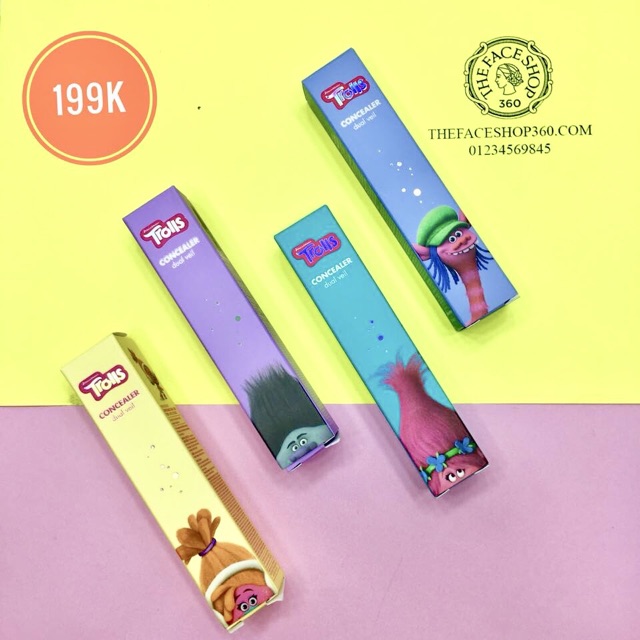 Che khuyết điểm 2 đầu Concealer Dual Veil Phiên Bản Limited Edition Trolls | BigBuy360 - bigbuy360.vn