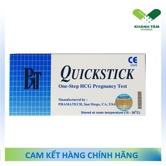 ! Que thử thai Quickstick - Pregnancy test - HCG