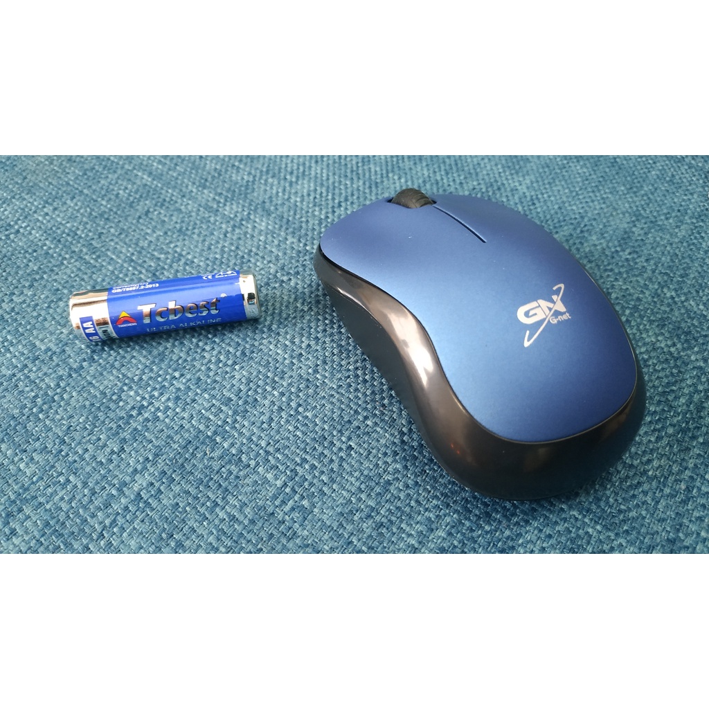 Chuột không dây G-Net M220 Silent 3 Màu Xanh - Đỏ - Đen -  New - BH 12 Tháng