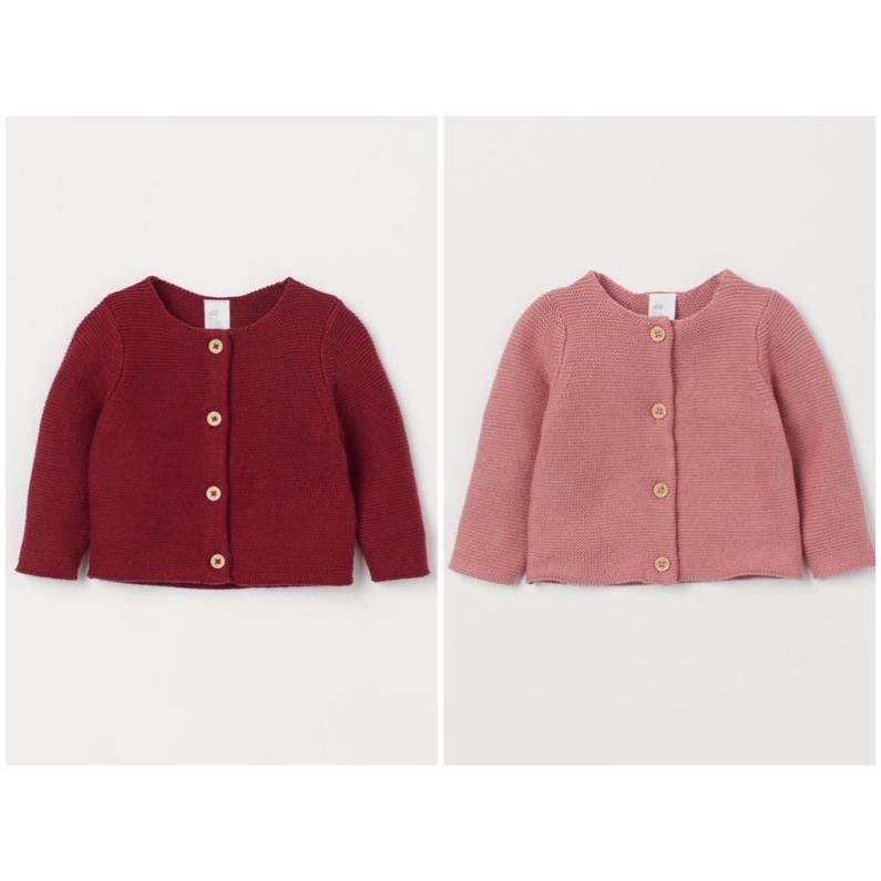 Áo len cardigan bé gái hàng vợt sale