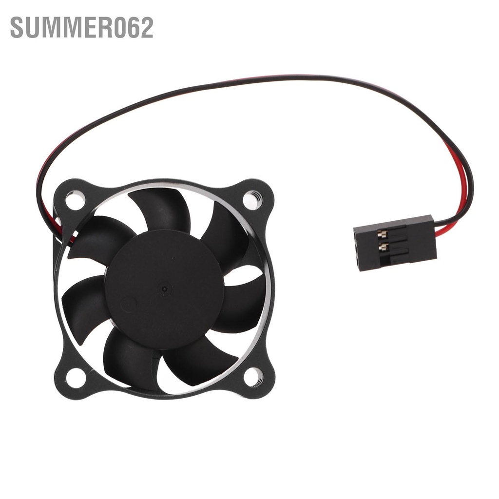 Summer062 Quạt làm mát RC Tản nhiệt nhanh Động cơ thay thế ESC cho 1/10 1/12 1/8 Car