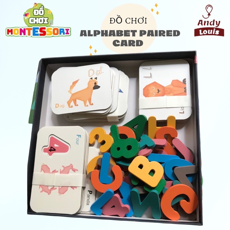 Mua ALPHABET PAIRED CARD # Bộ Thẻ Bảng Chữ Cái và Số Tiếng Anh giá rẻ ...