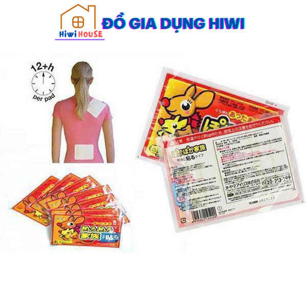 Miếng Dán Giữ Nhiệt Cơ Thể/Bàn Chân - Dán Nóng Sưởi Ấm Ngày Đèn Đỏ, Đau Bụng Kinh