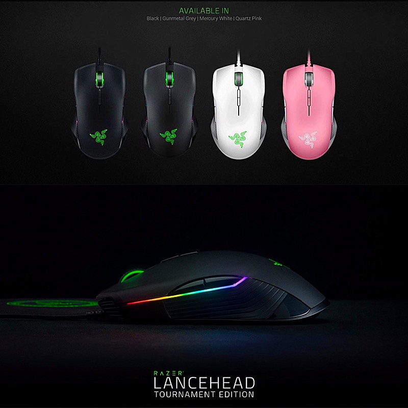 Chuột gaming Razer Lancehead cảm biến quang 16000 DPI 9 nút bấm 5G