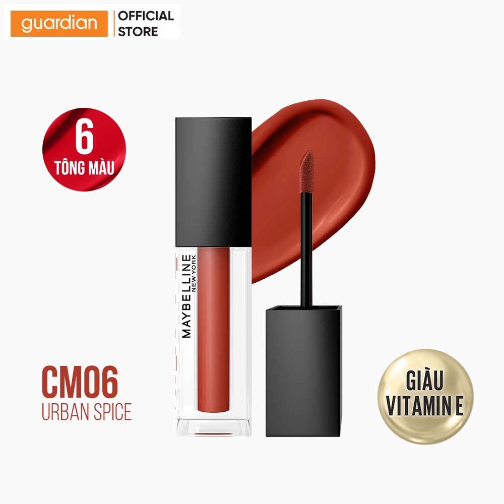 Son Kem Lì Đa Chiều Maybeline CUSHION MATTE 6.4ML .#CM 06 Đỏ Gạch