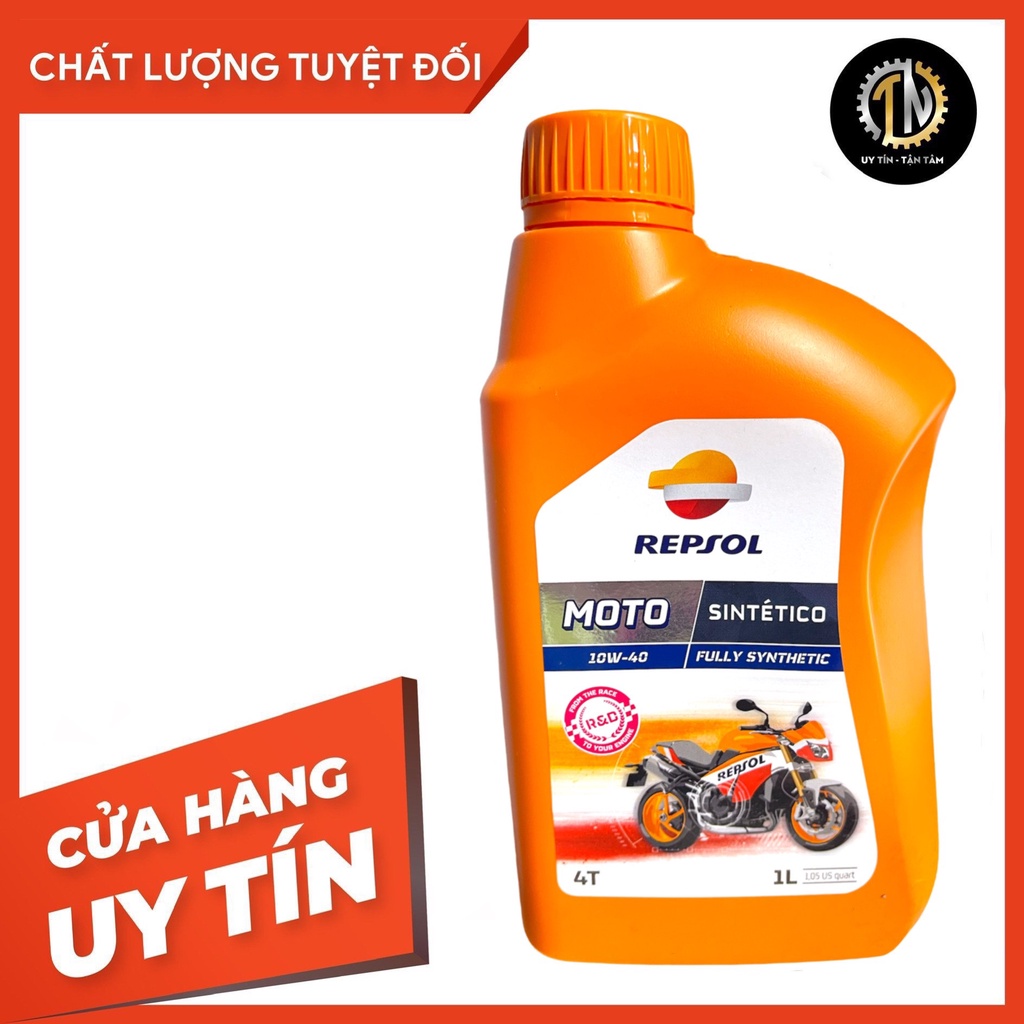 Nhớt Repsol Sintetico 10w40 tổng hợp toàn phần chính hãng 1 Lít