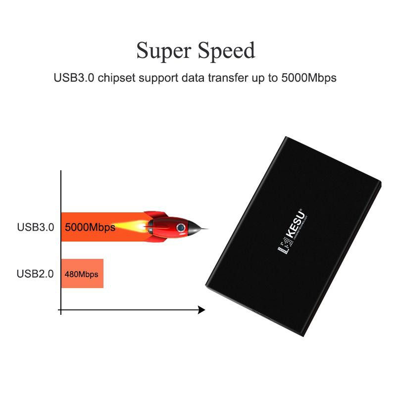 Hộp đựng ổ cứng HDD BOX SATA 3 USB 3.0 Gloway - Kesu K102B | WebRaoVat - webraovat.net.vn