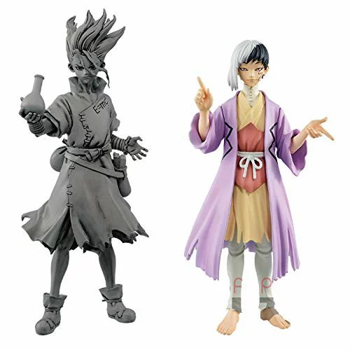 Mô Hình Figure Nhân Vật Anime Ishigami Senku &amp;  Asagiri Gen - Dr. Stone Hồi Sinh Thế Giới Bằng Khoa Học, chính hãng Nhật