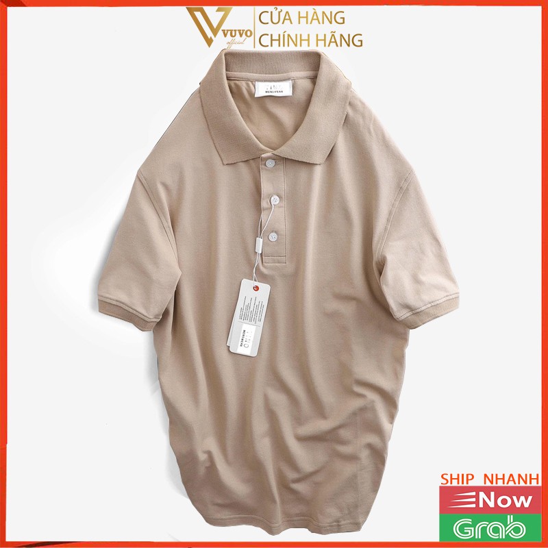 Áo Thun Nam Polo Trơn Vải Cá Sấu Cotton Cao Cấp Ngắn Tay Cực Sang Trọng Vuvo | BigBuy360 - bigbuy360.vn