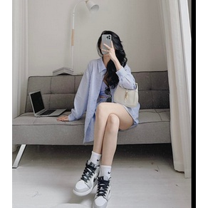 Set áo sơ mi 3 chi tiết kẻ sọc xinh Samhyewear | BigBuy360 - bigbuy360.vn