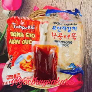 Combo Tok nấu chả cá Hàn Quốc siêu ngon bánh gạo Hàn Quốc ngon( chỉ giao tại Sài Gòn)